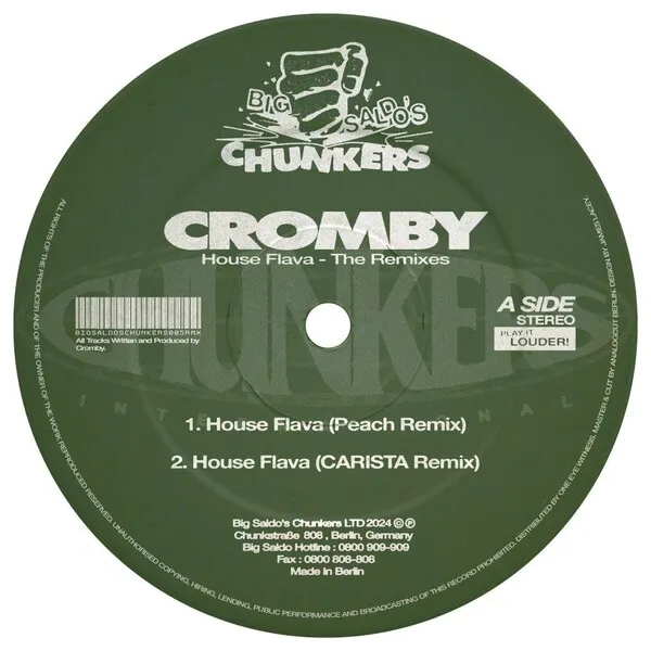 Cromby - House Flava - The Remixes [Big Saldo's Chunkers]