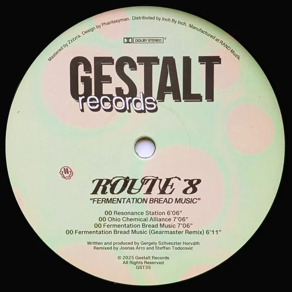 Route 8 - Fermentation Bread Music [Gestalt Records]