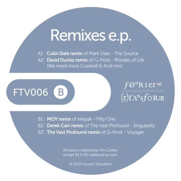 VA - Remixes EP [Fourier Transform]