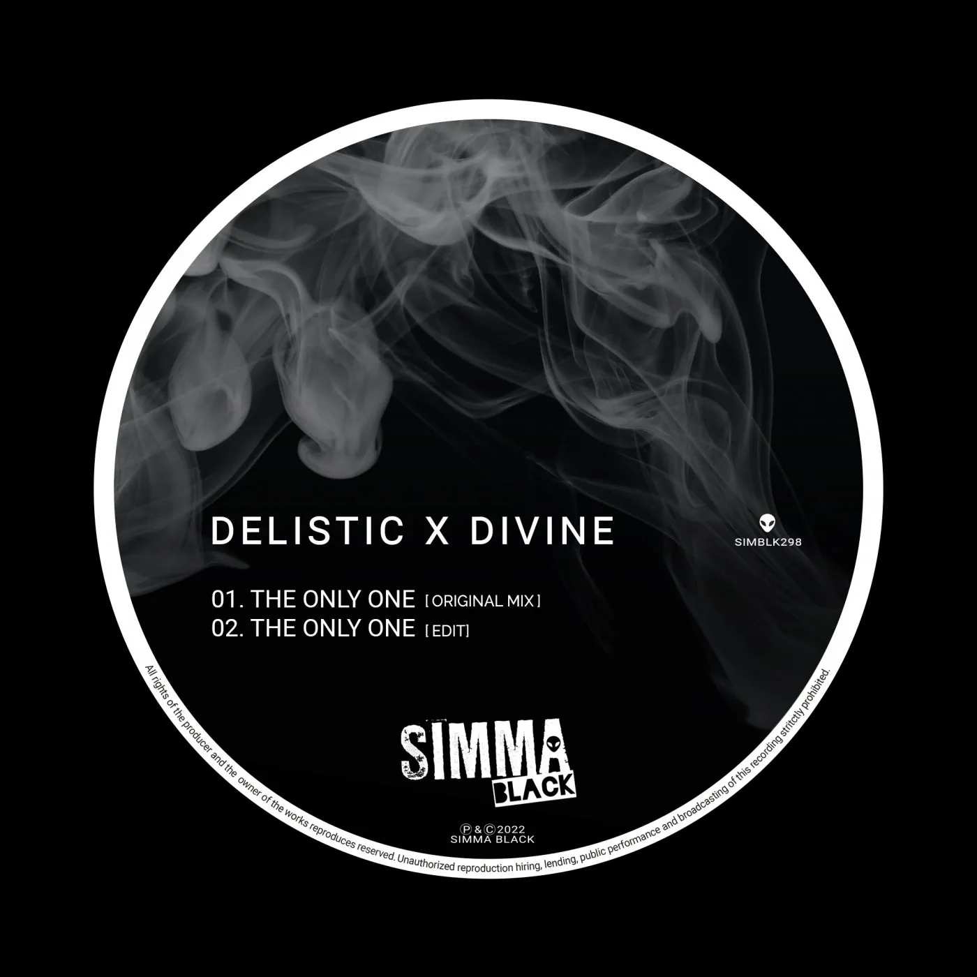 Delistic X Divine (NL) – The Only One [SIMBLK298]