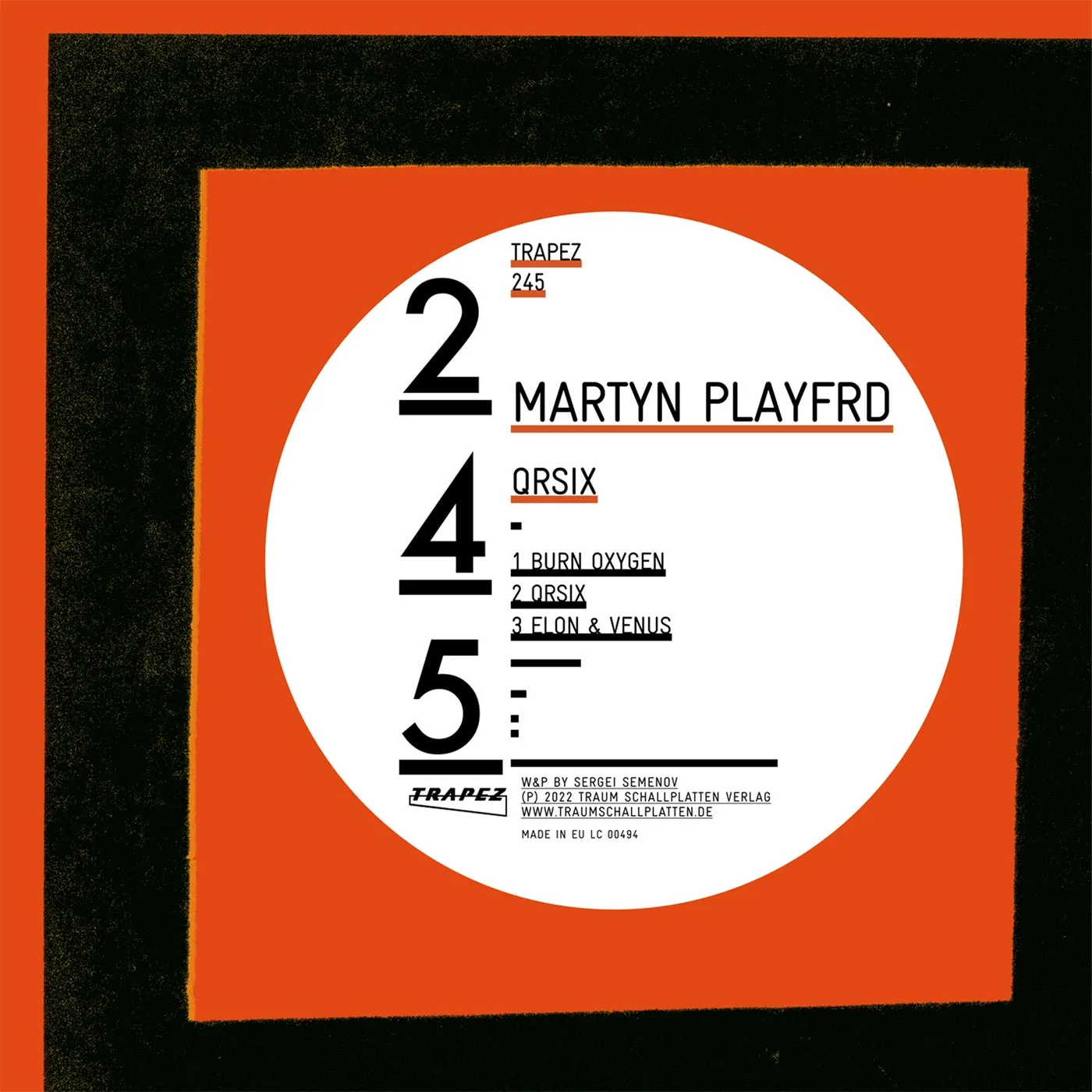 Martyn Playfrd – Qrsix [TRAPEZ245]
