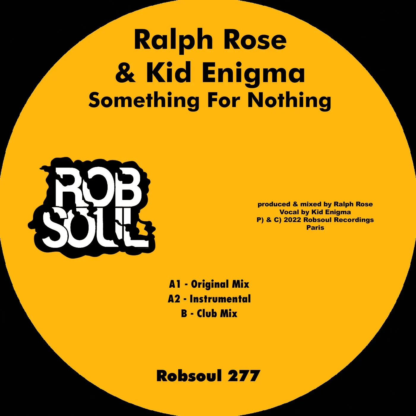 Ralph Rose, Kid Enigma – Something for Nothing [RB277]