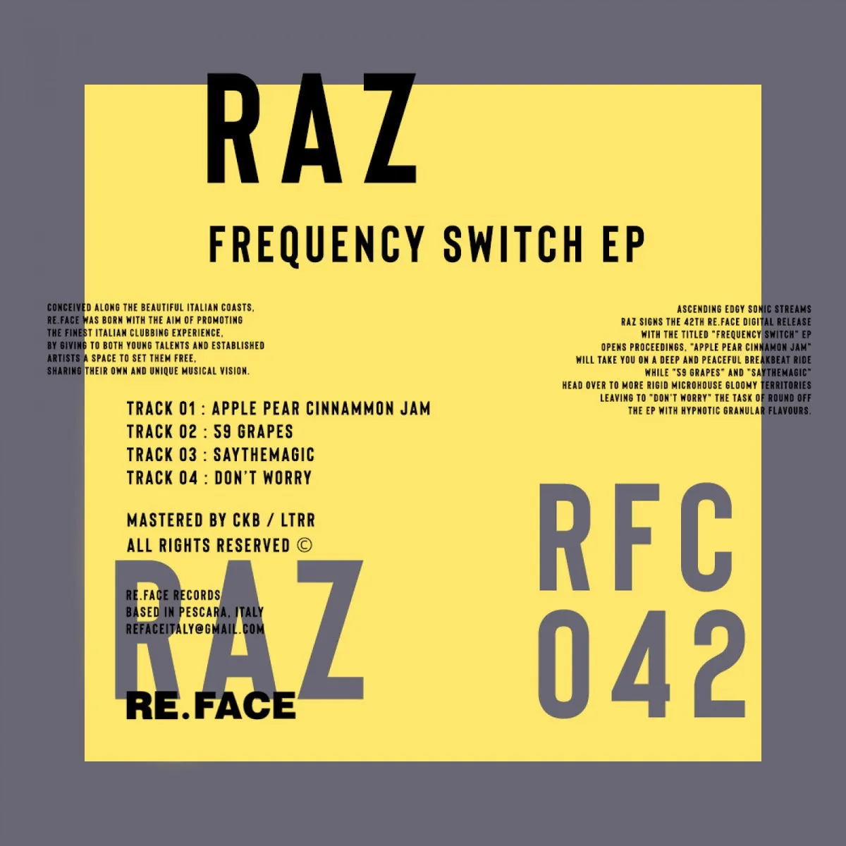 Raz - Frequency Switch EP [RFC042]