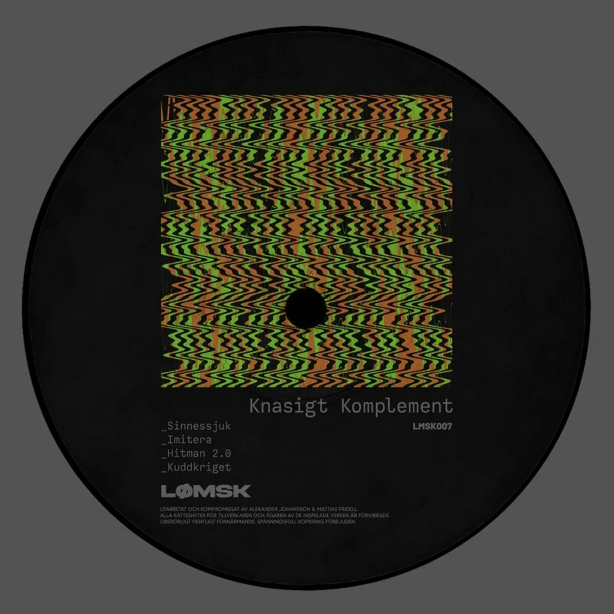 Alexander Johansson, Mattias Fridell – Knasigt Komplement EP [LMSK007]