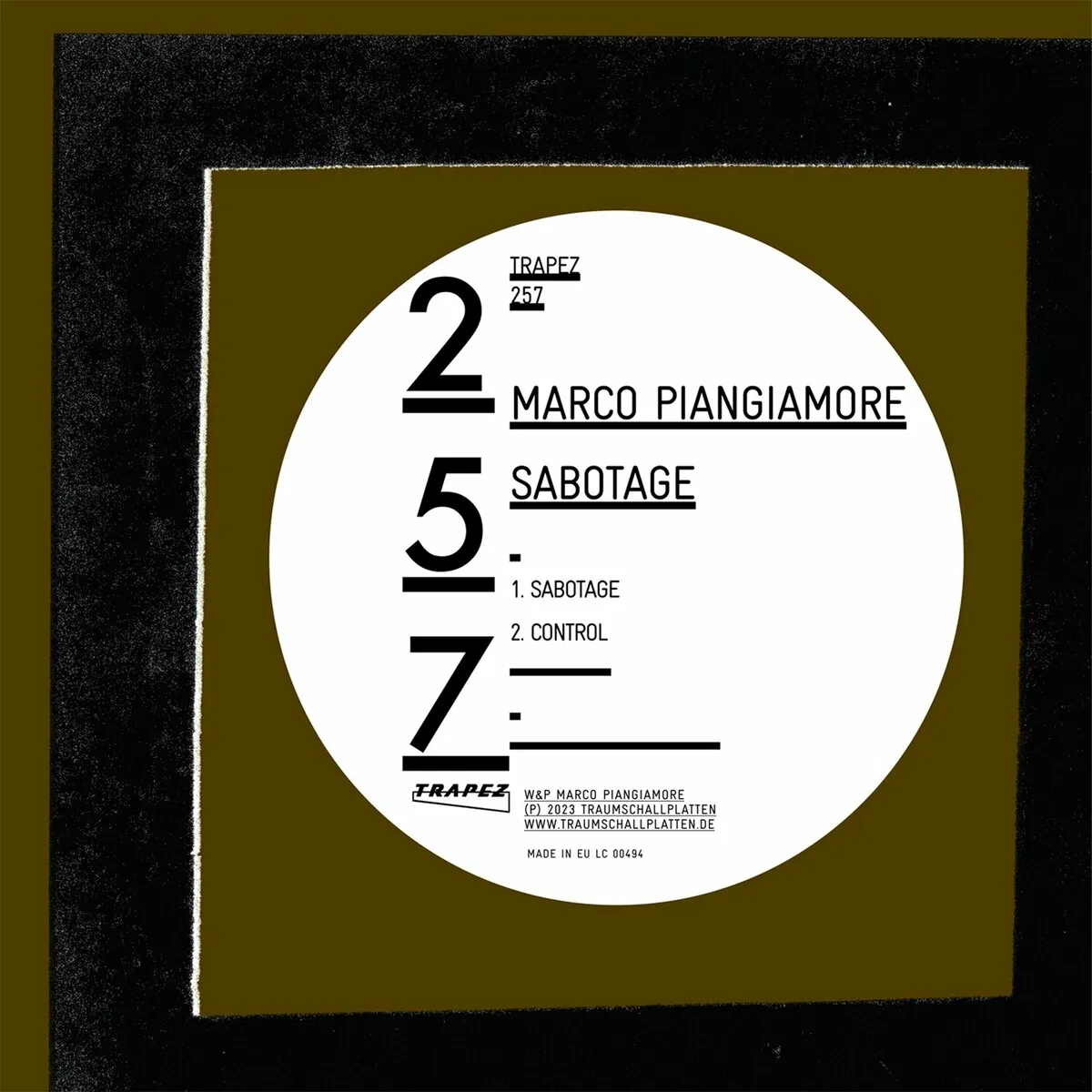 Marco Piangiamore - Sabotage [TRAPEZ257]