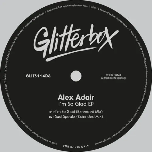 Alex Adair – I’m So Glad EP