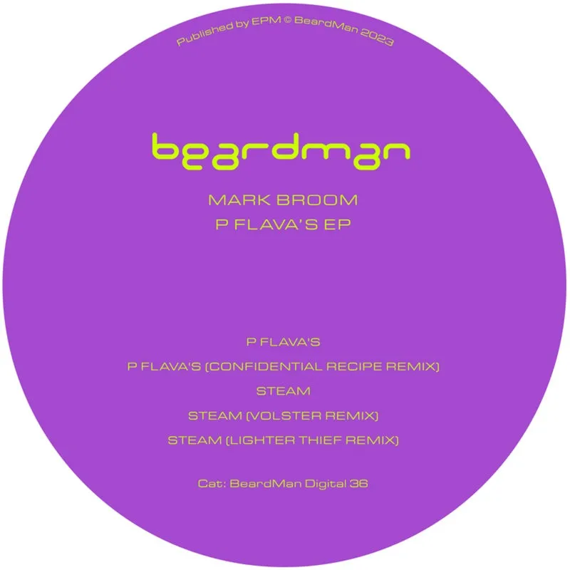 Mark Broom - P Flava's EP [Beard Man]