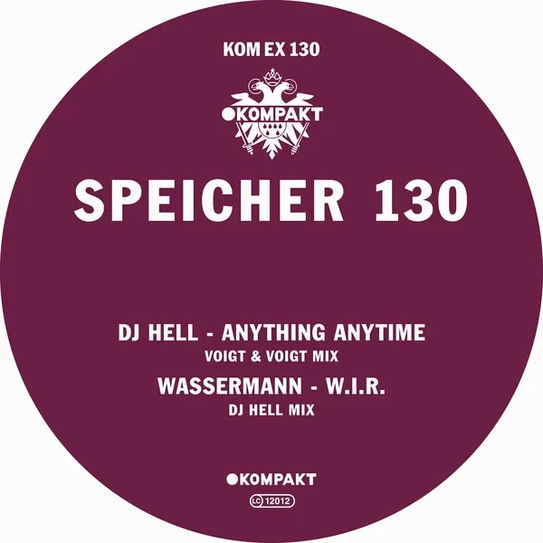 DJ Hell, Wassermann - Speicher 130 [Kompakt Extra]