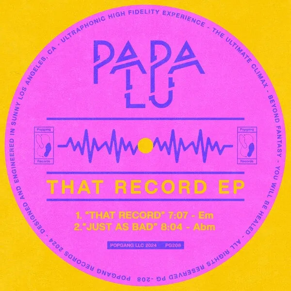 Papa Lu - That Record EP [POPGANG Records]