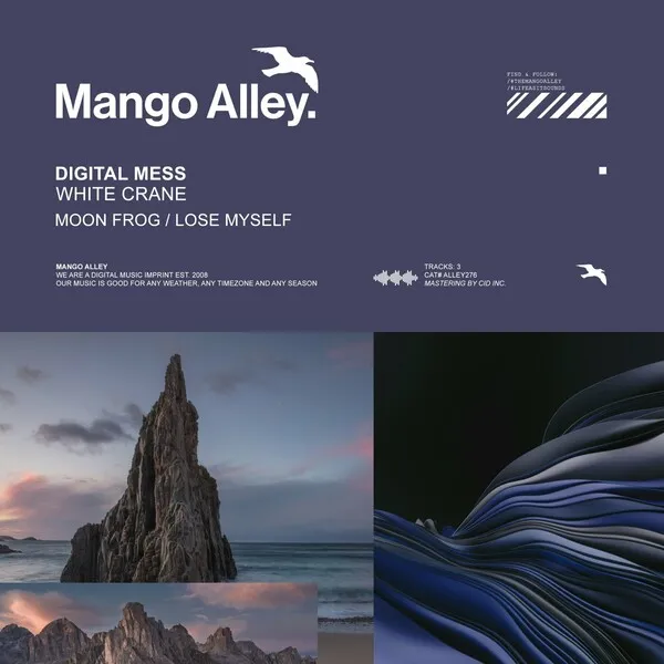 Digital Mess – White Crane