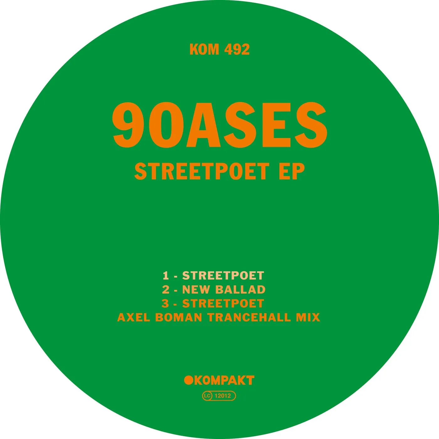 9OASES - Streetpoet EP [Kompakt]