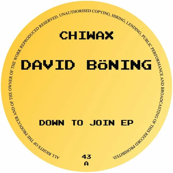 David Böning - Down To Join [Chiwax]