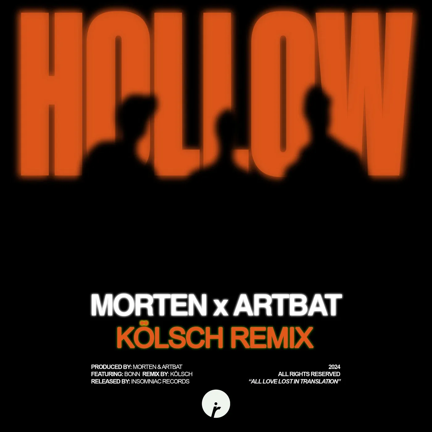 Kolsch, MORTEN, Bonn, ARTBAT - Hollow (feat Bonn) - Kölsch Remix [Insomniac Records]