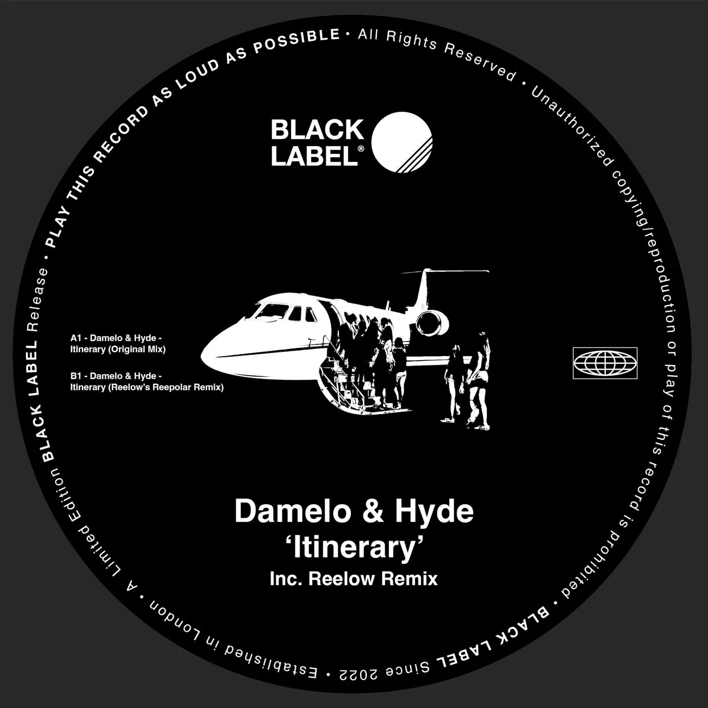 Hyde (OFC), Damelo – Itinerary