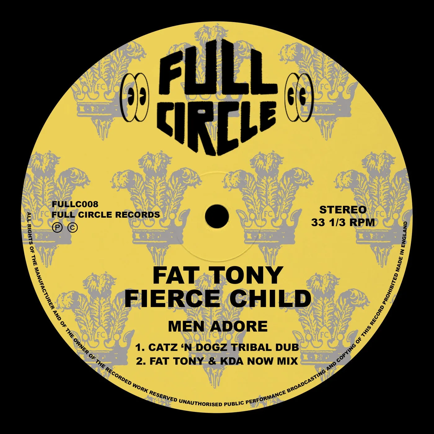 Fat Tony, Fierce Child - Men Adore (Catz 'n Dogz Tribal Dub) [Full Circle]