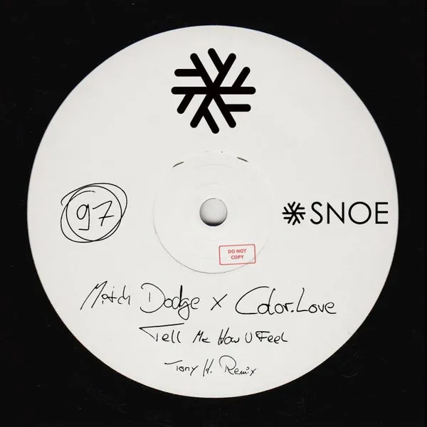 Mitch Dodge, COLOR.LOVE - Tell Me How U Feel [SNOE]