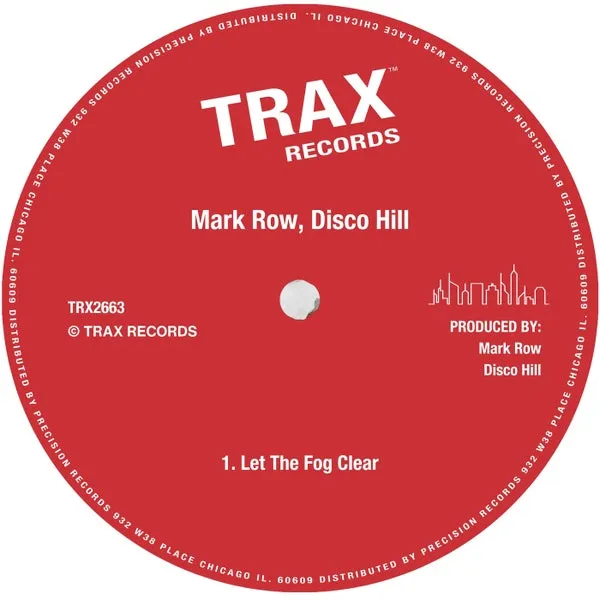 Mark Row, Disco Hill - Let The Fog Clear [Trax Records]
