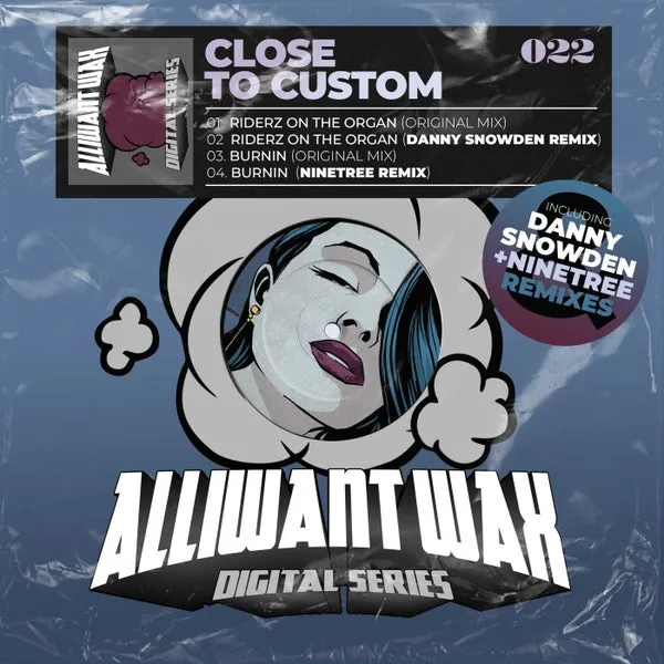 Close to Custom – Riderz EP (incl. Danny Snowden, Ninetree Remixes) cover