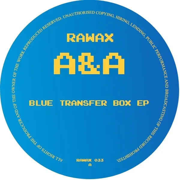 A&A – Blue Transfer Box EP cover