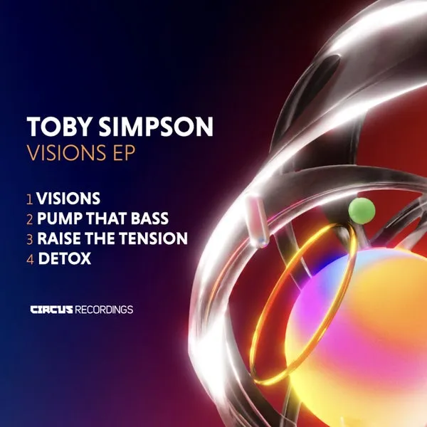 Toby Simpson – Visions cover