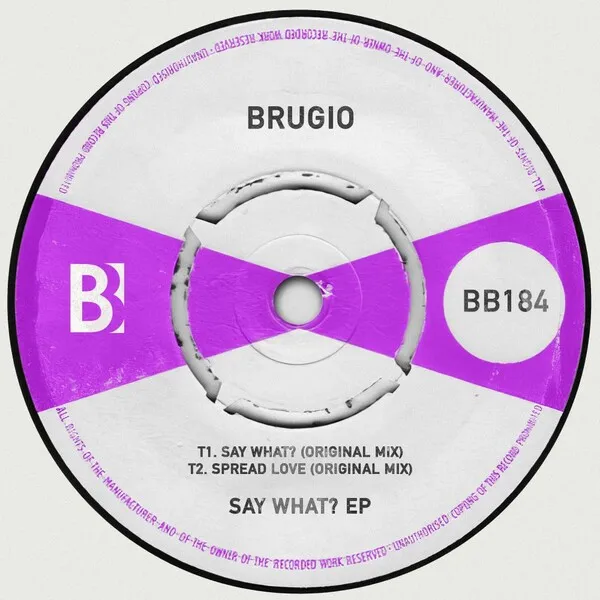 Brugio – Say What? EP cover
