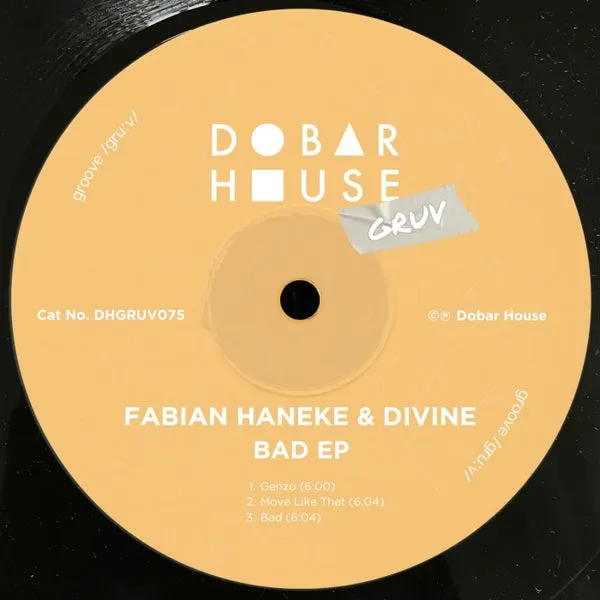 DiVine (NL), Fabian Haneke – Bad EP cover