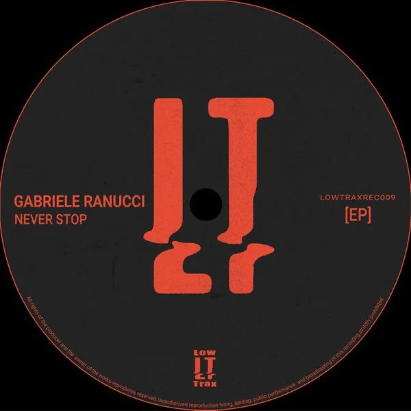Gabriele Ranucci – Never Stop EP cover