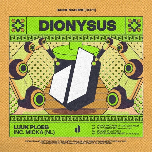 Luuk Ploeg, WNSTN (NL) – Dance Machine EP cover