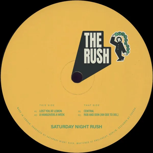Saturday Night Rush – TREP001 cover
