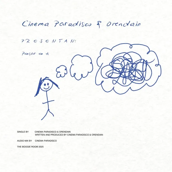 orendain, Cinema Paradisco – Pensar en ti cover