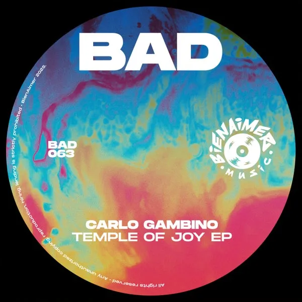 Carlo Gambino – Temple Of Joy EP cover