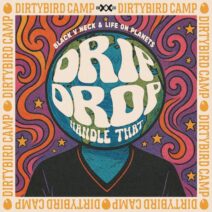 Life on Planets, Black V Neck - Drip Drop (Handle That) [DIRTYBIRD]