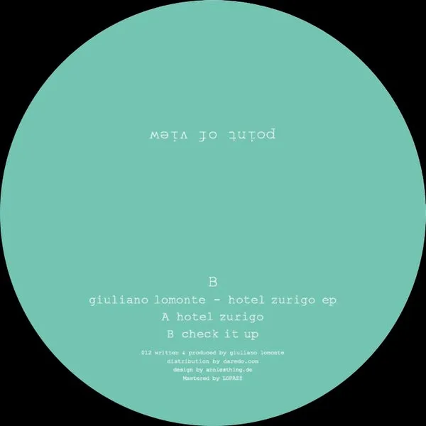Giuliano Lomonte – Hotel Zurigo EP cover