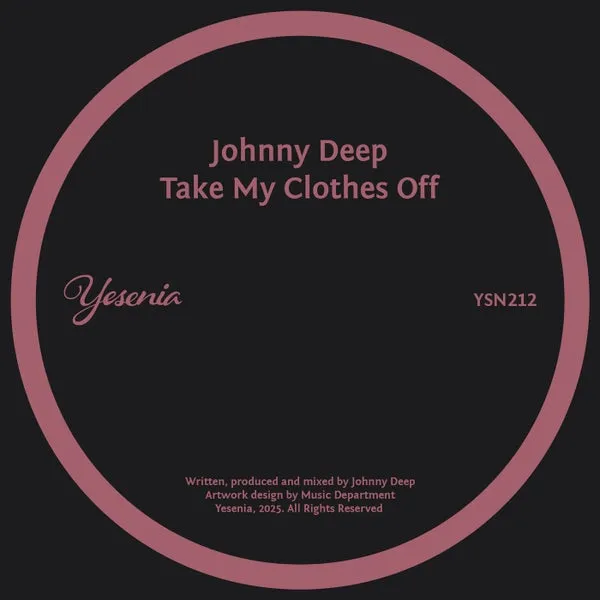 Johnny Deep – Take My Clothes Off cover