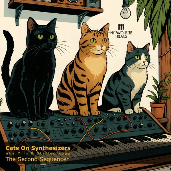 M.in, Steffen Kopp, Cats On Synthesizers – The Second Sequencer cover