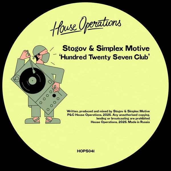 Simplex Motive, Stogov – Hundred Twenty Seven Club cover