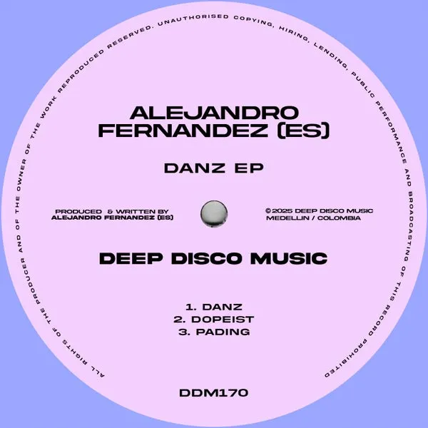 Alejandro Fernandez (ES) – Danz EP cover