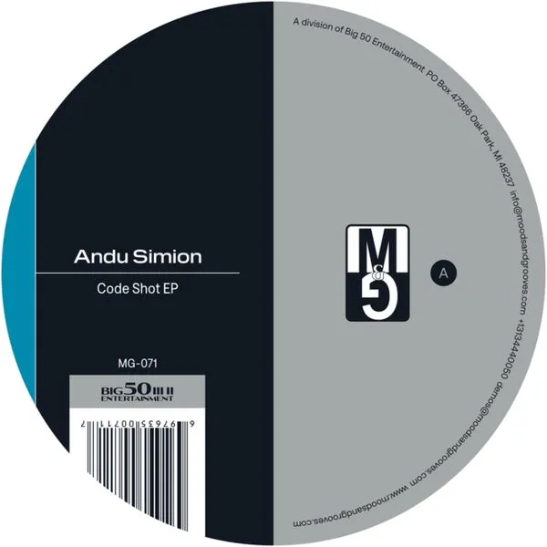 Andu Simion – Code Shot EP cover