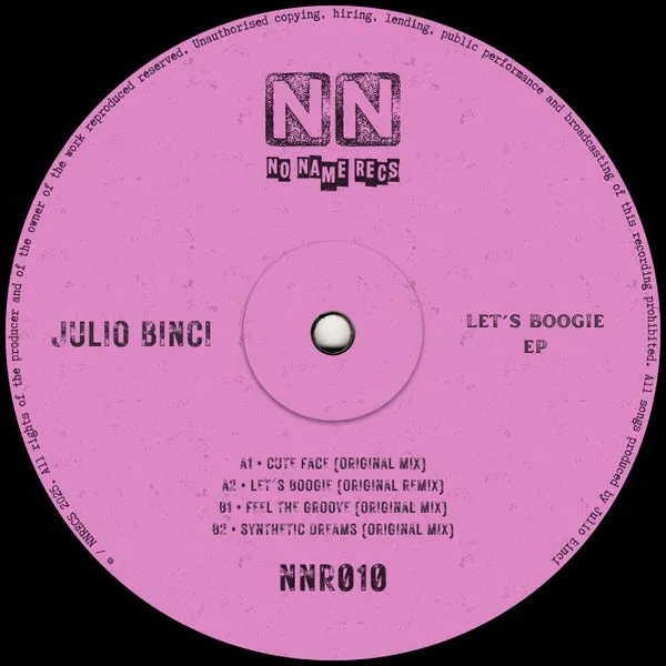 Julio Binci – Let’s Boogie EP cover
