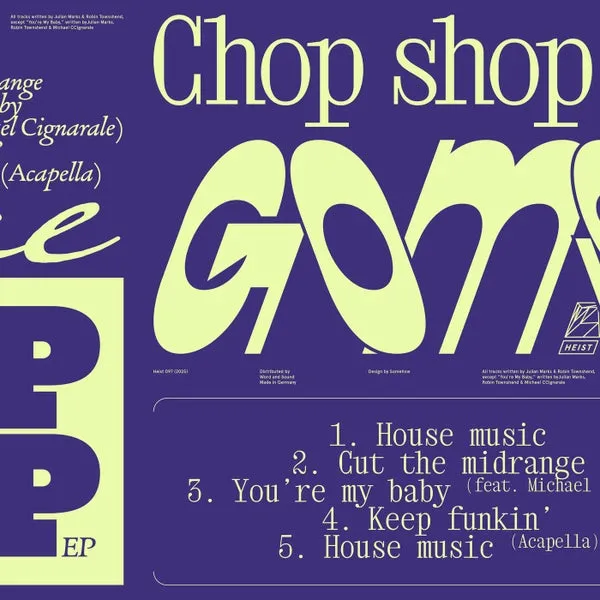 GOME, Michael Cignarale – Chop Shop cover