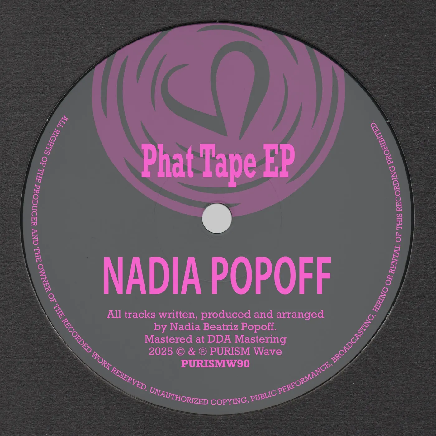 Nadia Popoff – Phat Tape EP cover