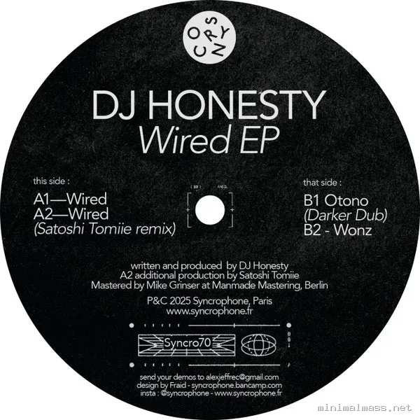 DJ Honesty – Wired EP cover