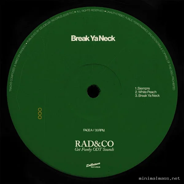 Rad&Co – Break Ya Neck cover