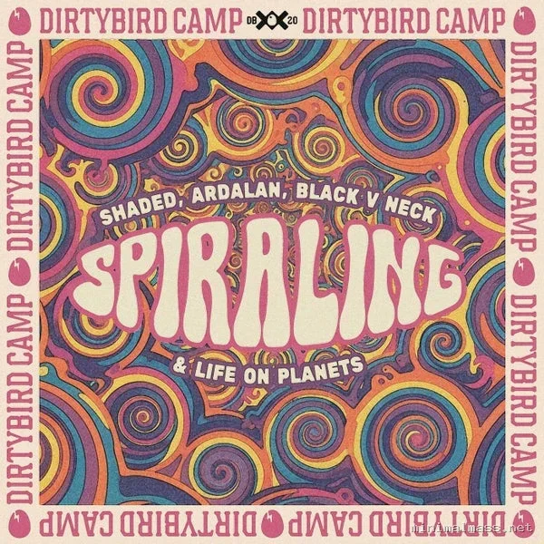 Shaded (LA), Ardalan, Black V Neck, Life on Planets – Spiraling cover