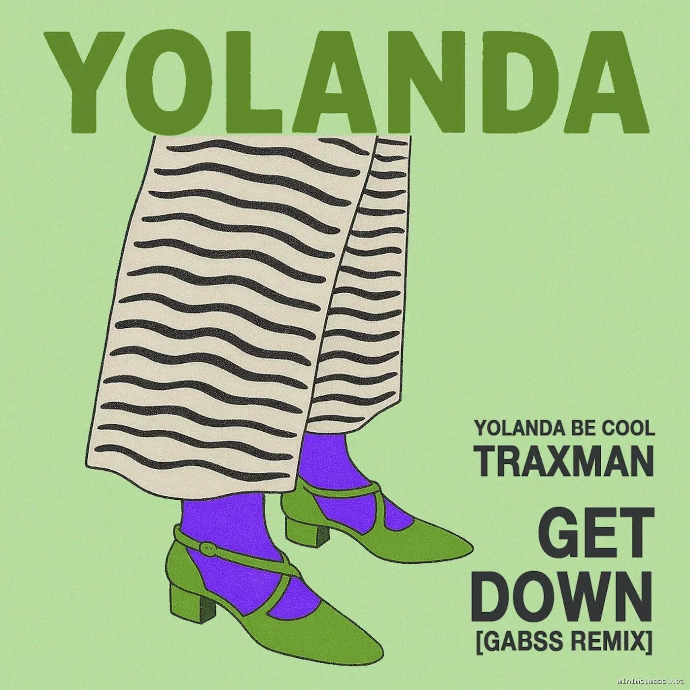 Yolanda Be Cool, Traxman – Get Down (feat. Traxman) cover