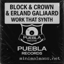 Block & Crown, Erland Galjaard – Work That Synth cover