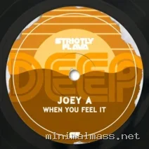 Joey A – When You Feel It cover