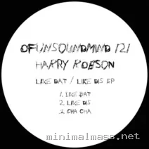 Harry Robson – Like Dat Like Dis EP cover