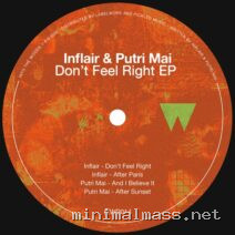 Inflair, Putri Mai – Don’t Feel Right EP cover