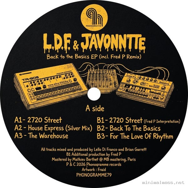 L.D.F., Javonntte – Back to the Basics EP (Incl. Fred P Remix)